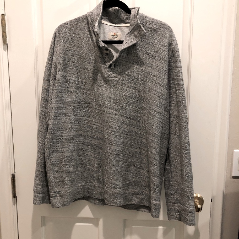 Marine Layer Men Sweater Pullover - Large